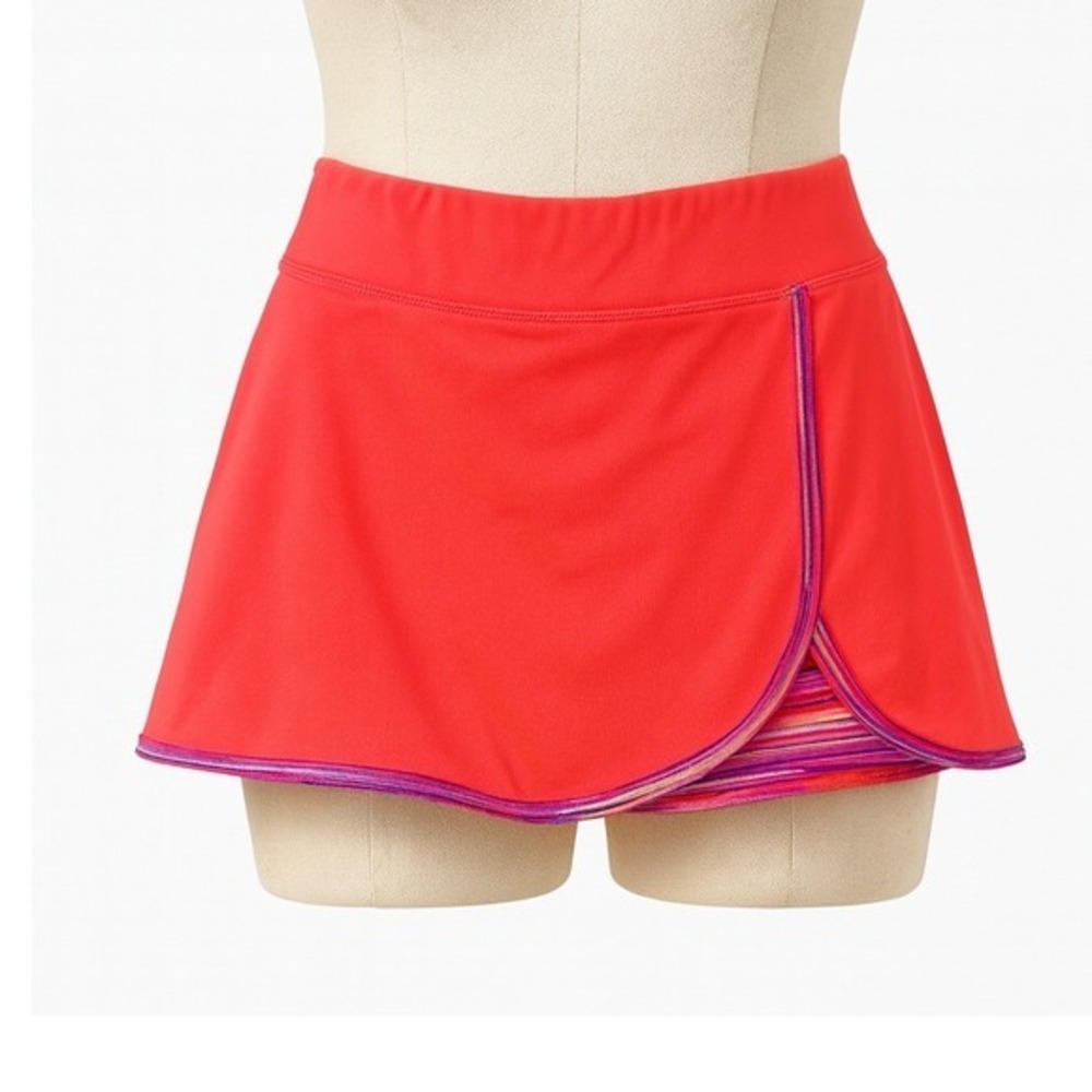 Danskin Now Active Skort Girls M 7-8 Athletic Stretch Sporty Core Tennis Fitness